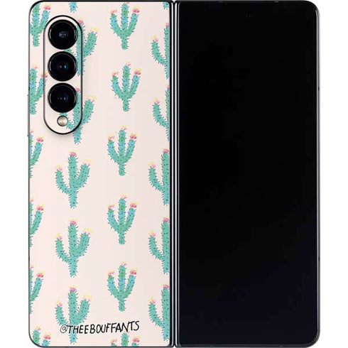 Bouffants and Broken Hearts Cacti 3 Galaxy Z Fold4 5G Skin